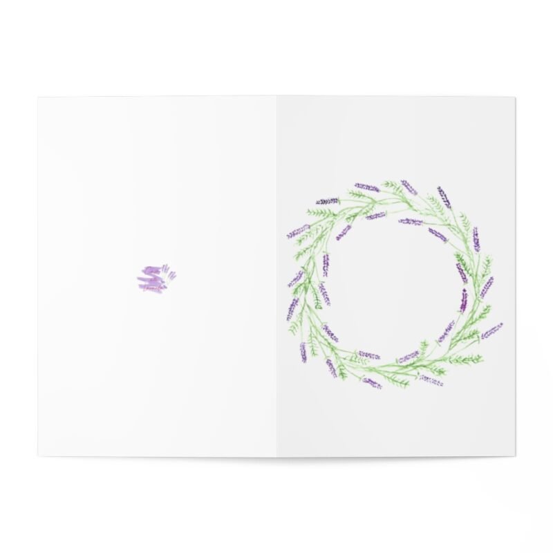 Lavender Blank Greeting Cards (7 pcs) - Image 3