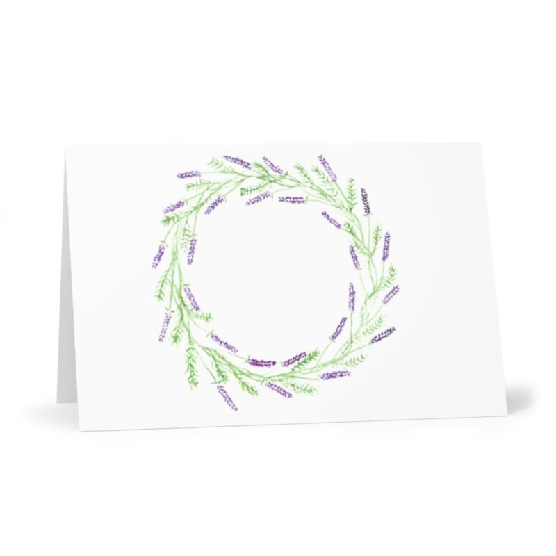 Lavender Blank Greeting Cards (7 pcs) - Image 4