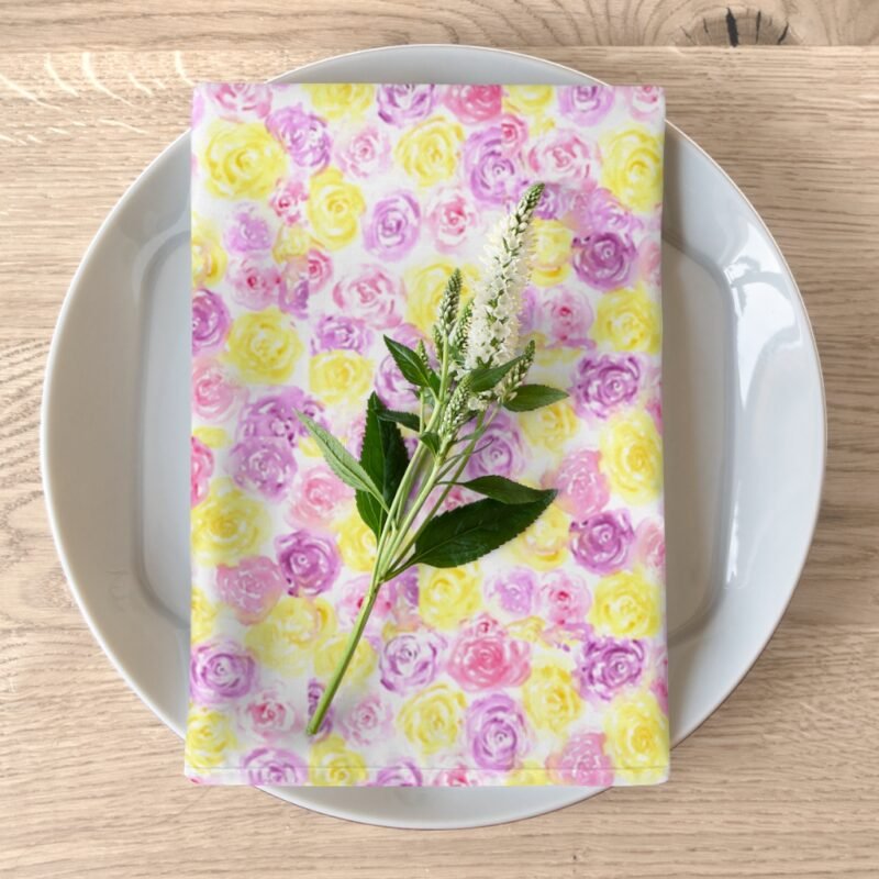 Napkins In Floral Country Design, Gioia - Image 4