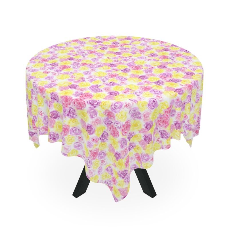 Floral Tablecloth In Gioia Design - Image 3