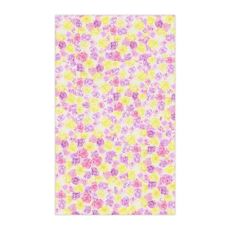 Pretty Country Style Floral Kitchen Towel - Image 2