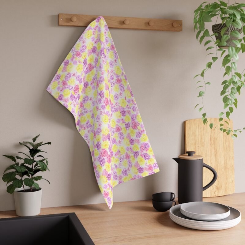 Pretty Country Style Floral Kitchen Towel - Image 5