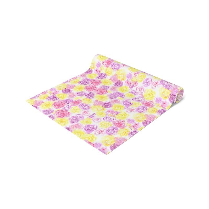 Romantic Floral Table Runner - Image 3