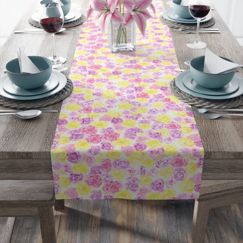 Romantic Floral Table Runner - Image 10